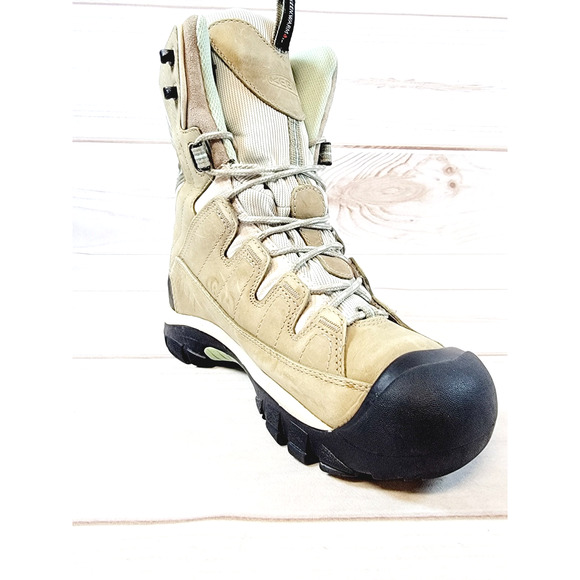 Keen Womens 8.5 Boots Dry Waterproof Summit County Work Insulated Winter Hiking - Picture 14 of 16